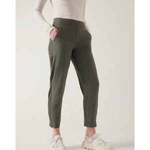 Athleta Brooklyn Green Ankle Pants